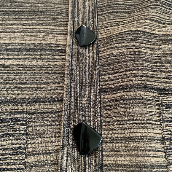 Misook Black and Tan Button Down Blazer - Picture 10 of 17